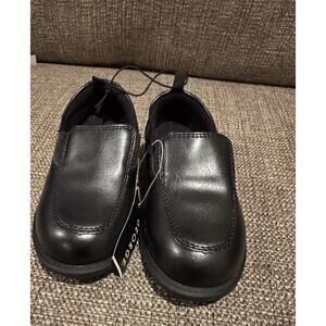 GEORGE Boy's Black Slip-on Dress Shoes Size 7 New
